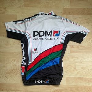 Vintage Style Biker Shirt Jersey Biking Brand Colorful